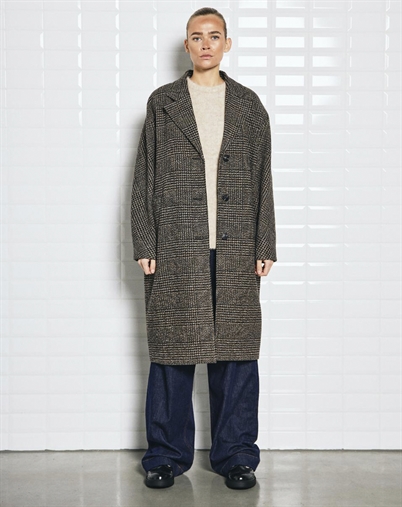 Withblack - Vista WBL Checked Frakke - Brown Prince Of Wales